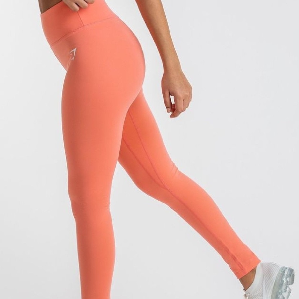 Coral Gymshark Dreamy Leggings - Picture 1 of 2